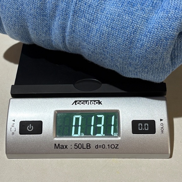 T by Talbots Women Cotton Crewneck Pullover Sweater Sz L Blue Coastal Cozy Comfy - Picture 10 of 10